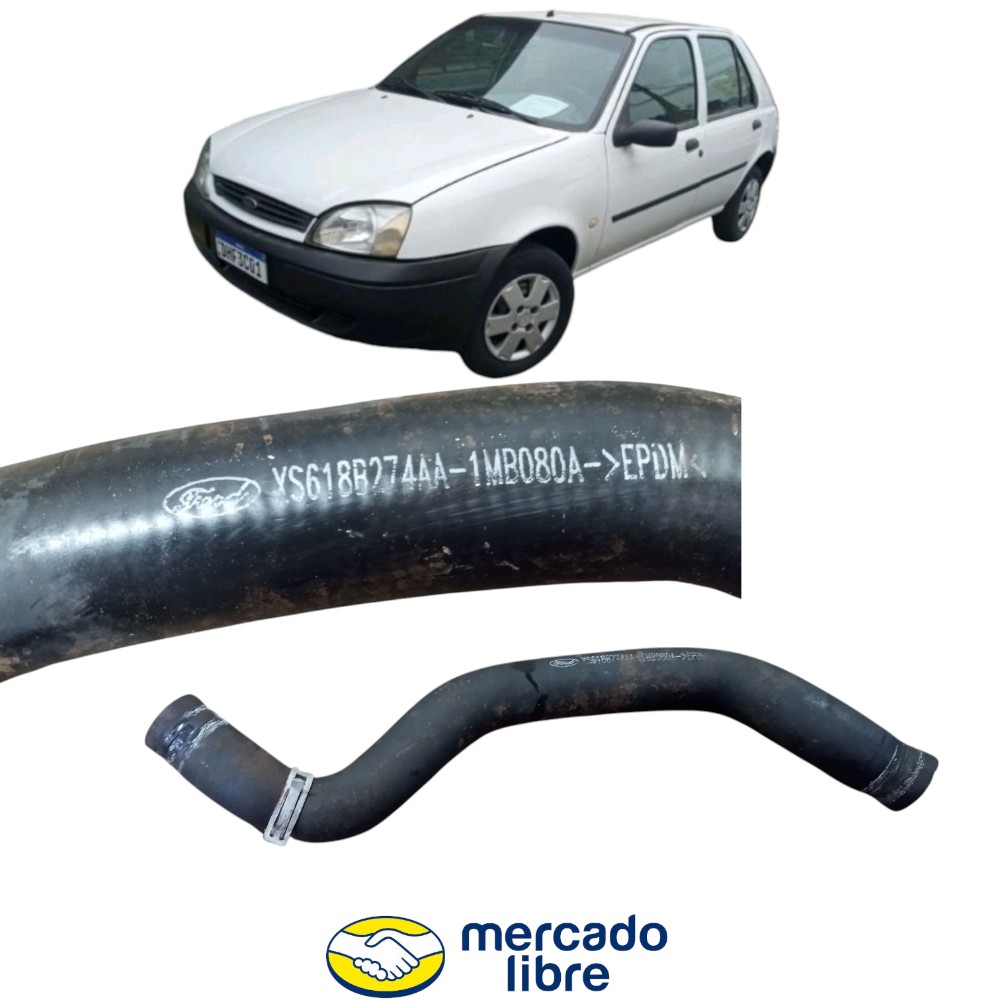 Mangueira Superior Radiador Courier Fiesta