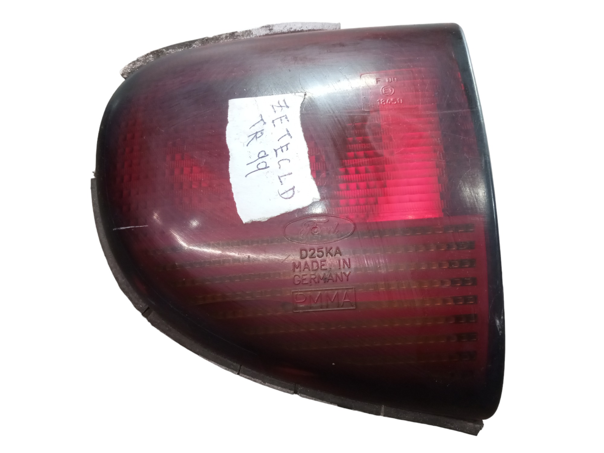 Lanterna Tampa Traseiro Esquerdo Zet Ford Escort 1997 A 2003 Esquerdo/motorista Vermelho
