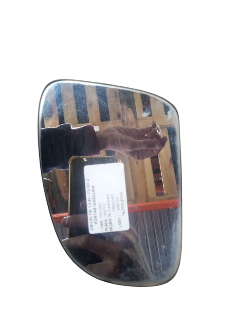 Vidro Espelho Retrovisor Esq Celta 2001