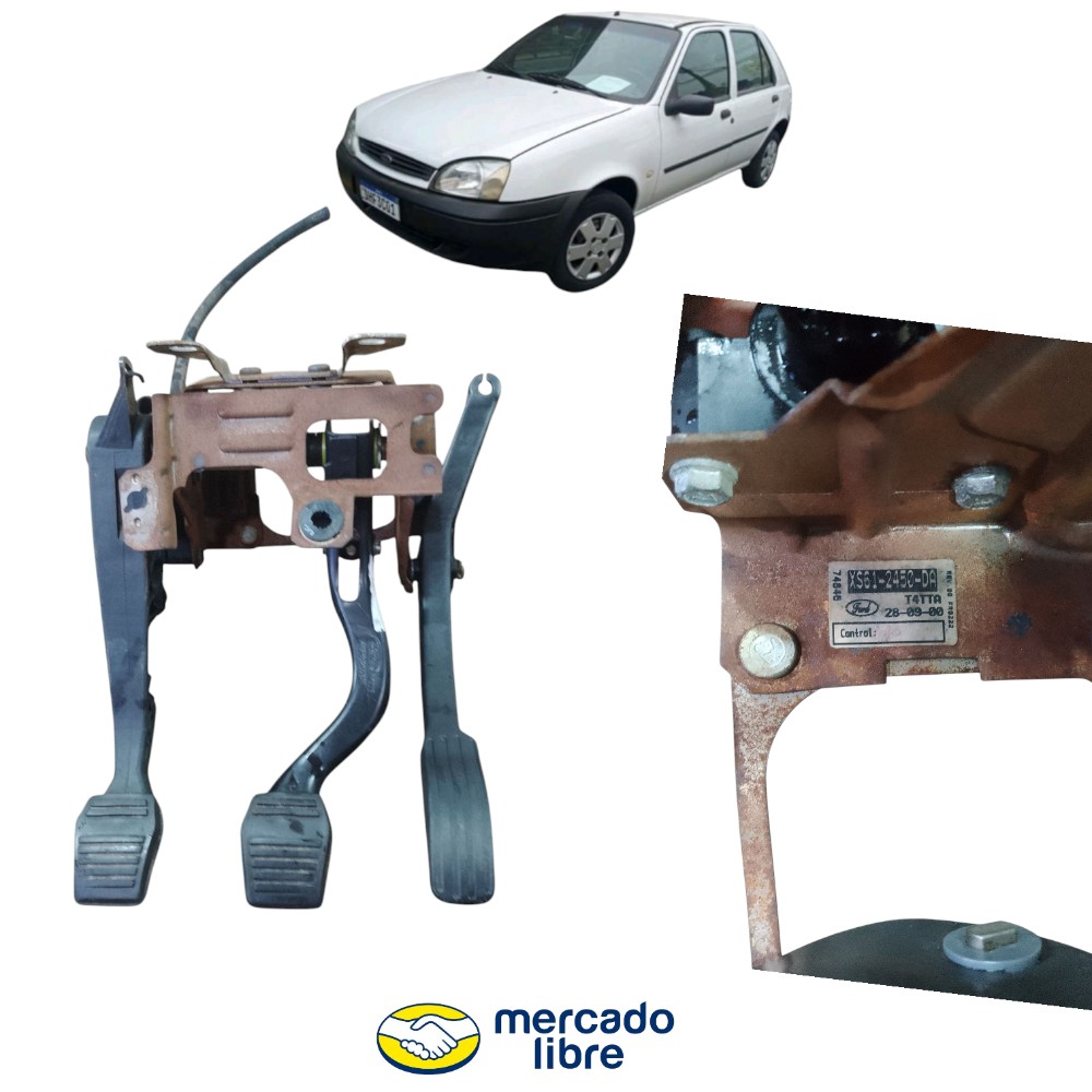 Suporte Pedaleira Fiesta Corrier De 97 A 02