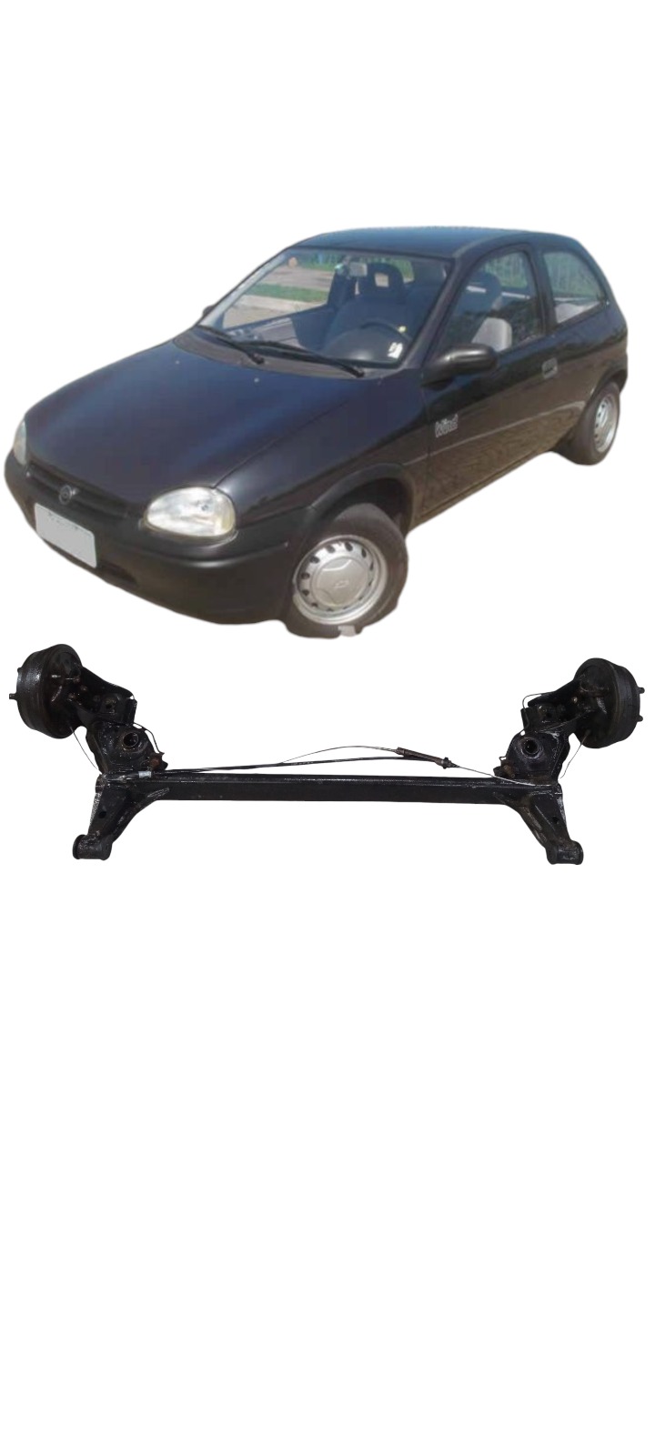 Eixo Traseiro Gm Corsa Wind 1.0 1994 A 2001