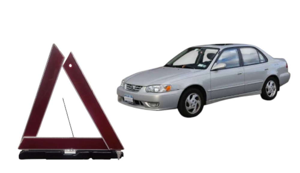 Triângulo Segurança Toyota Corolla 2000-2001 C/Capa Original