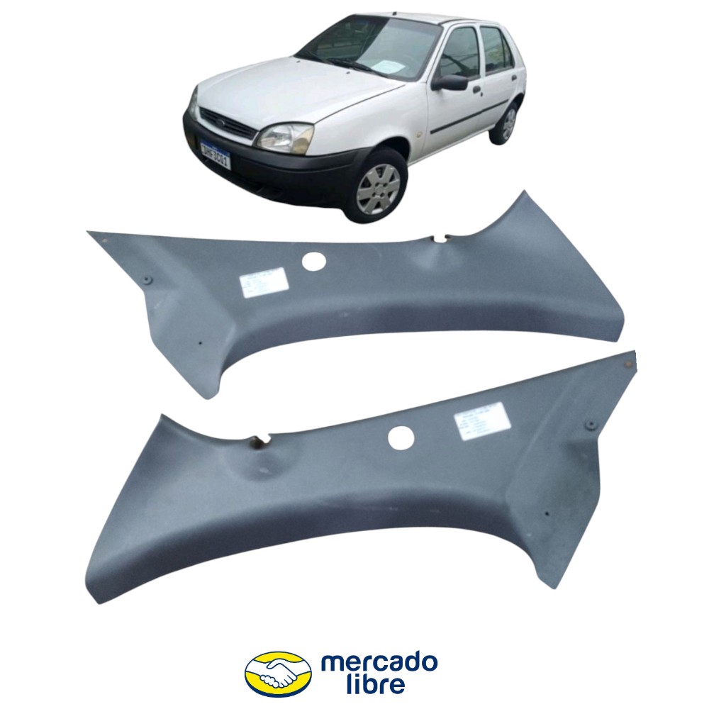 Par Acabamento Coluna Porta Malas Ford Fiesta