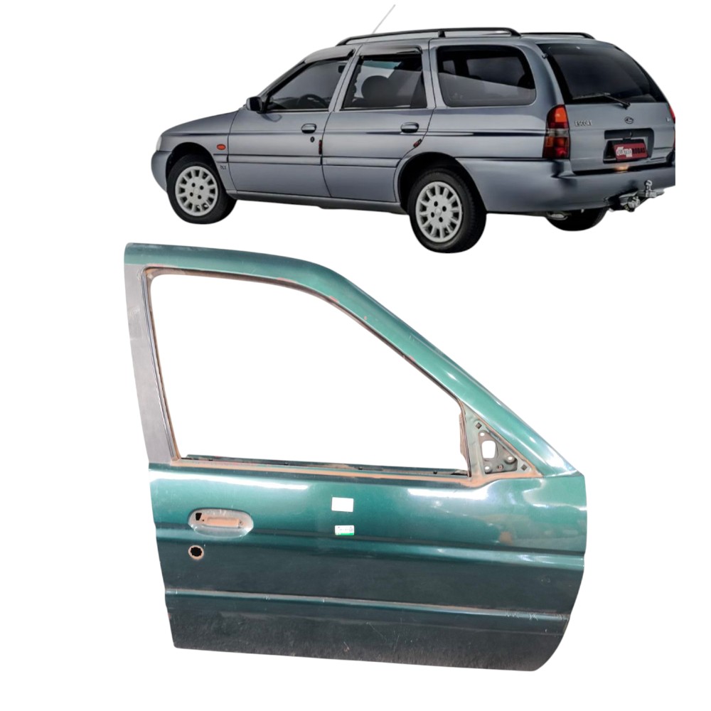 Porta Dianteira Direita Ford Escort Zetec Sw  Dianteira Direito Verde