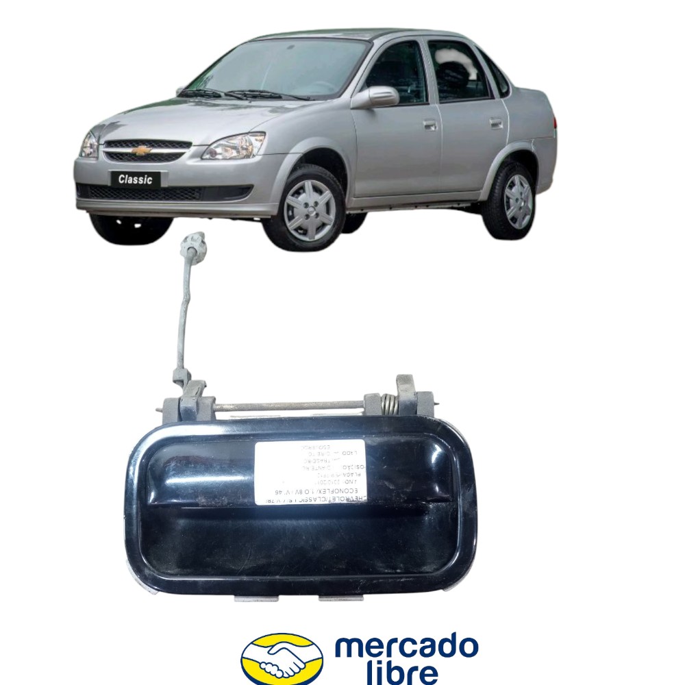 Maçaneta Externa Porta Traseira. Corsa Classic Lado Direito
