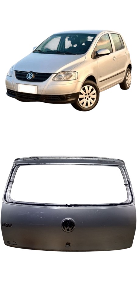 Tampa Traseira Volkswagen Fox 2004 A 2009 Original  Cinza