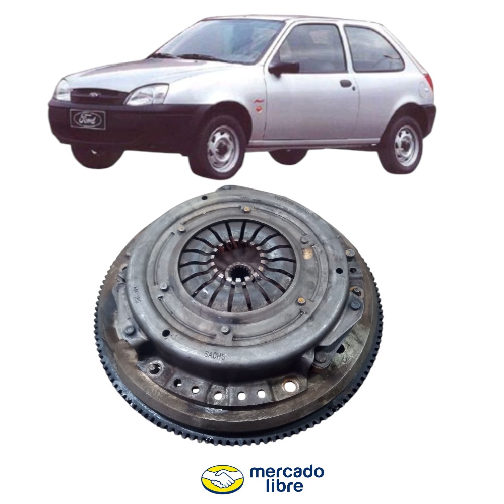 Kit Embreagem Volante Plato Disco Fiesta 2001