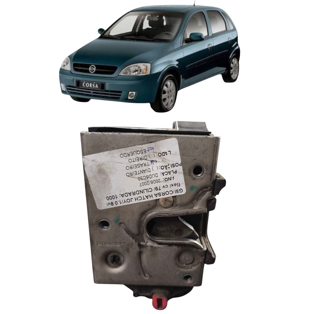 Fechadura Esquerdo Porta Traseiro Manual M Corsa 2003 A 2012