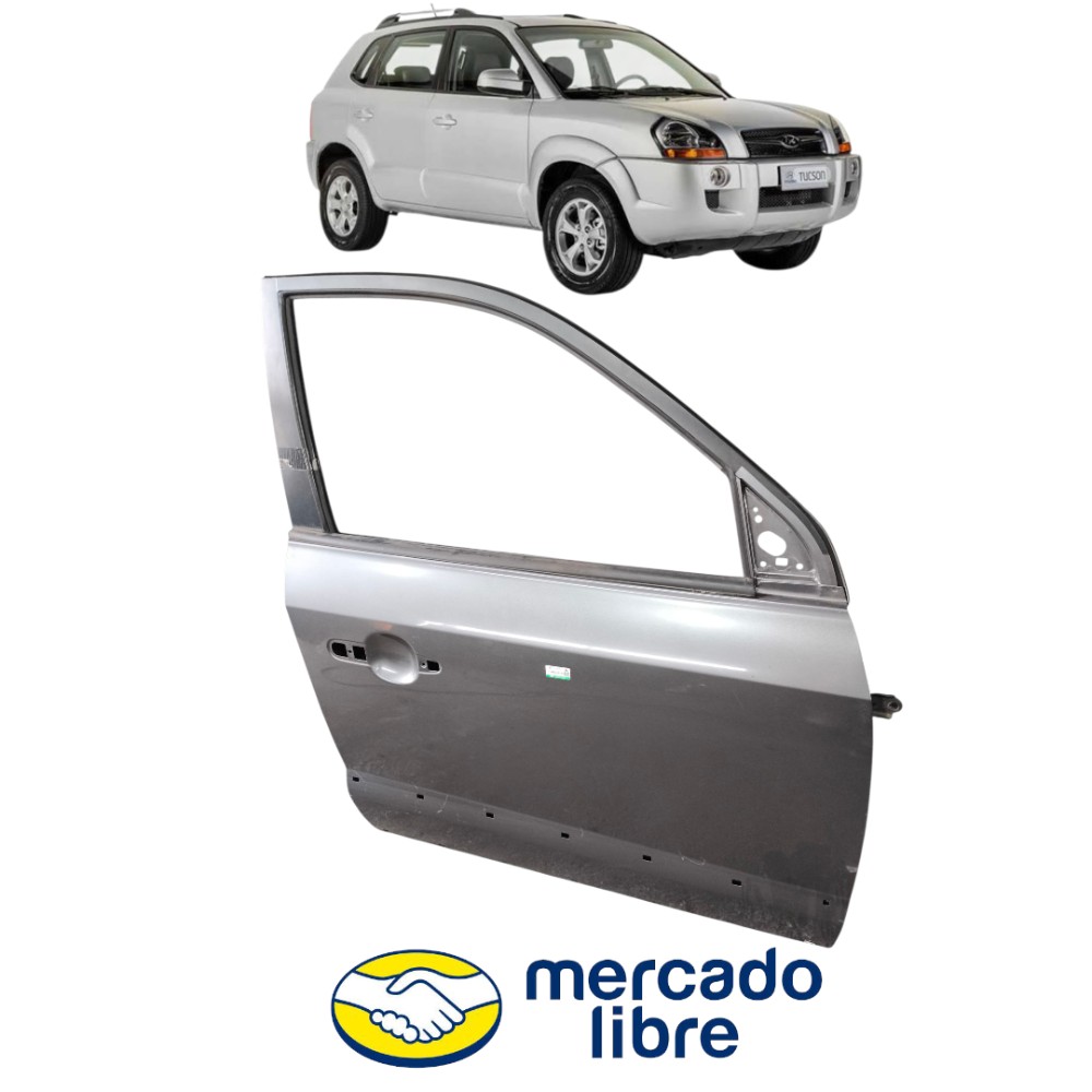 Porta Dianteira Direita Hyundai Tucson 2010 11 12 13 14 15 Dianteira Direito Cinza/chumbo