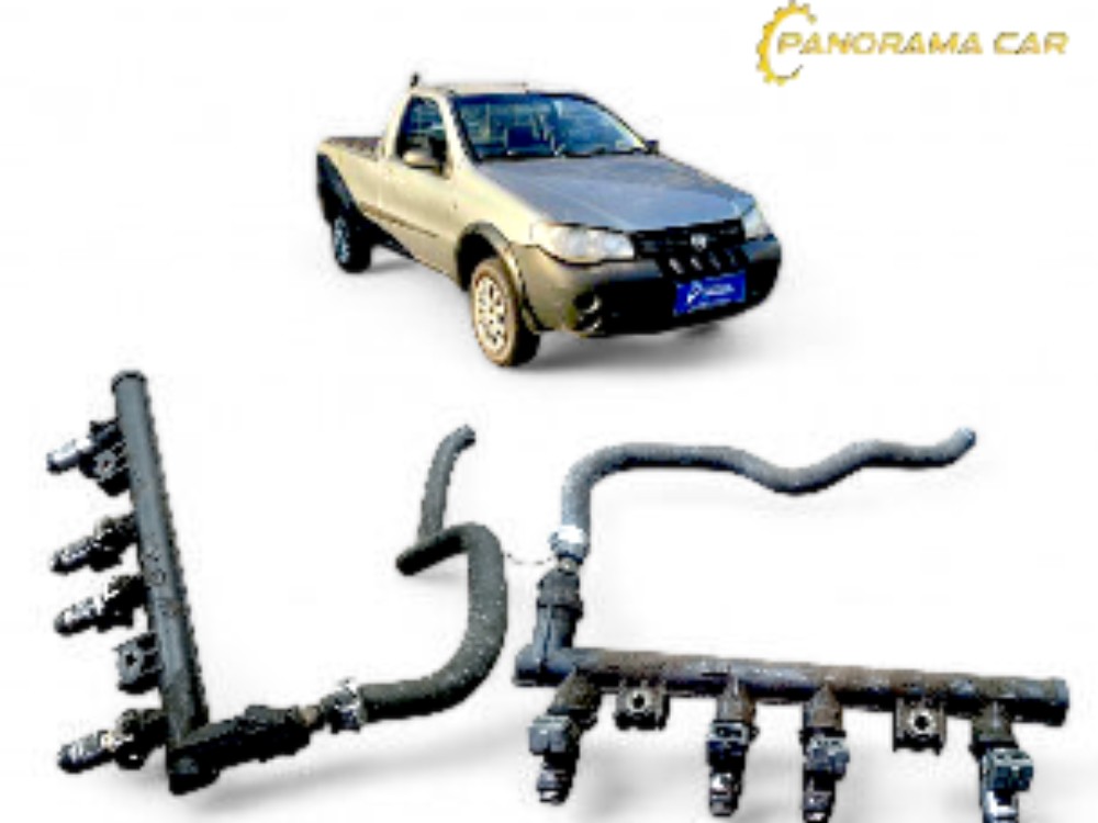 Flauta C/ Bico Injetor 1.4 Fiat Strada Firr