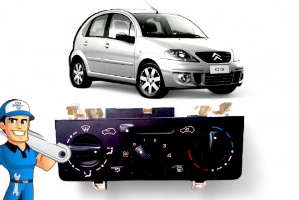 Comando Ar Condicionado Citroen C3 2003 A 2012