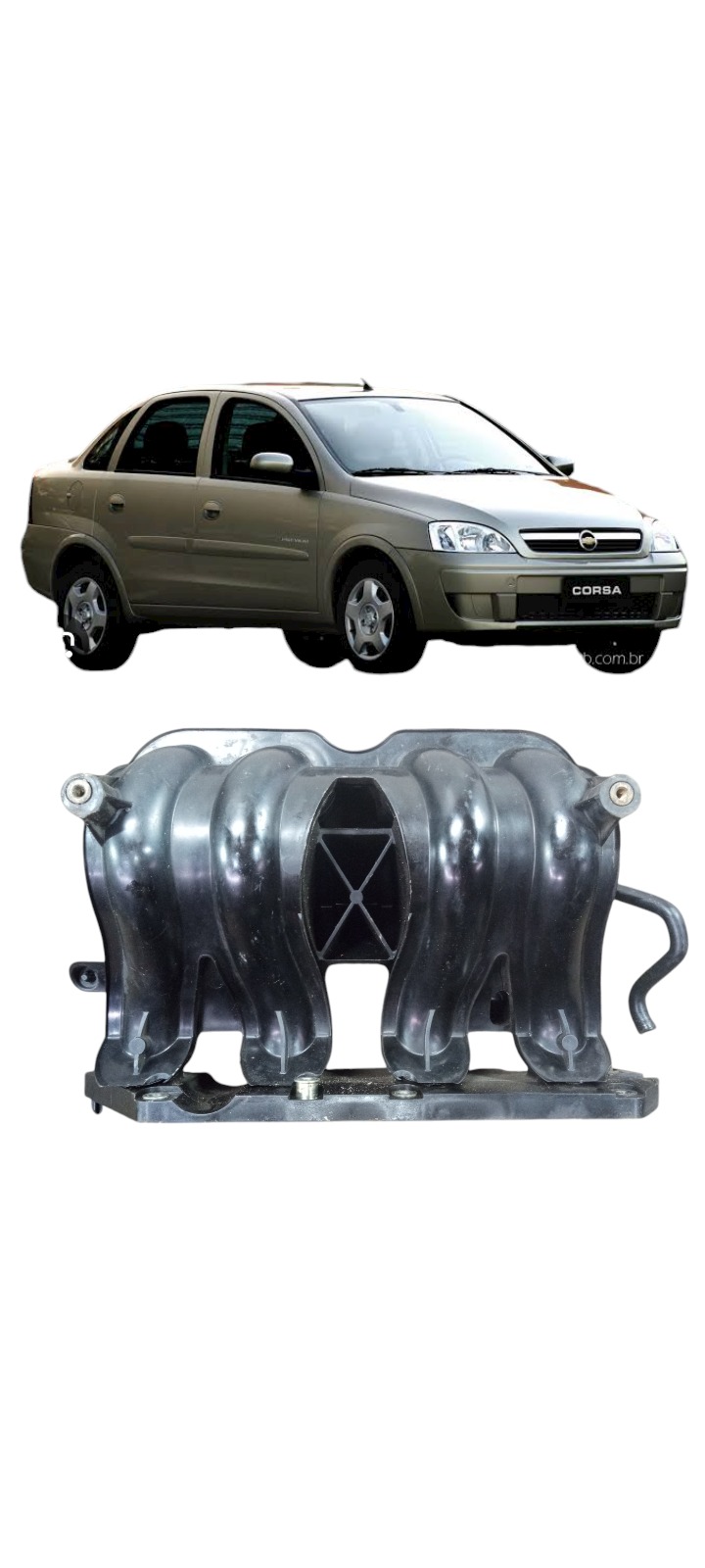 Coletor Admissao Gm Corsa Montana Celta Prisma 2007 A 2010