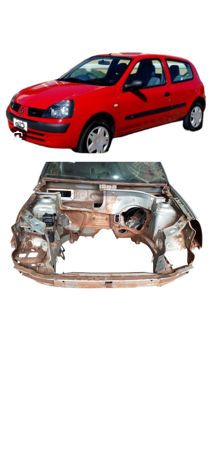 Frentao Renault Clio Sedan 1.0 2003 A 2004