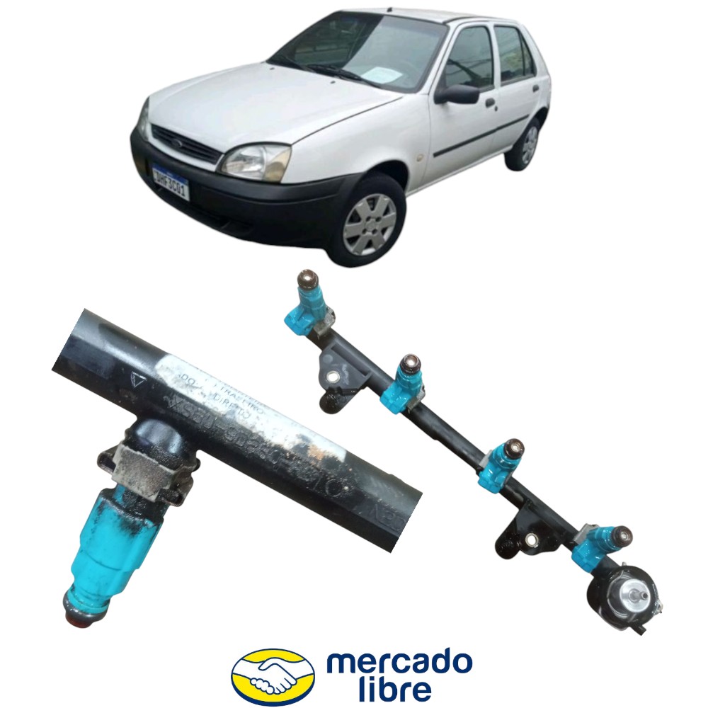 Flauta Bico Injetor Ka Fiesta Zetec 1.0 Usado