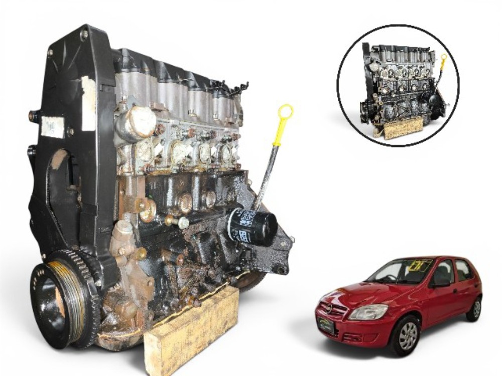 Motor Parcial Celta Vhce 1.0 8V Gasolina 2006-2012