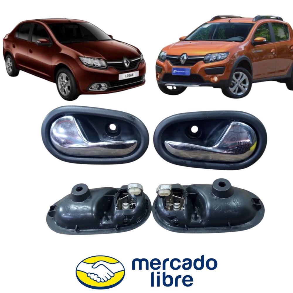 Maçaneta Interna Esquerdo Renault Logan Sandero 2015 A 2015 Dianteira/traseira