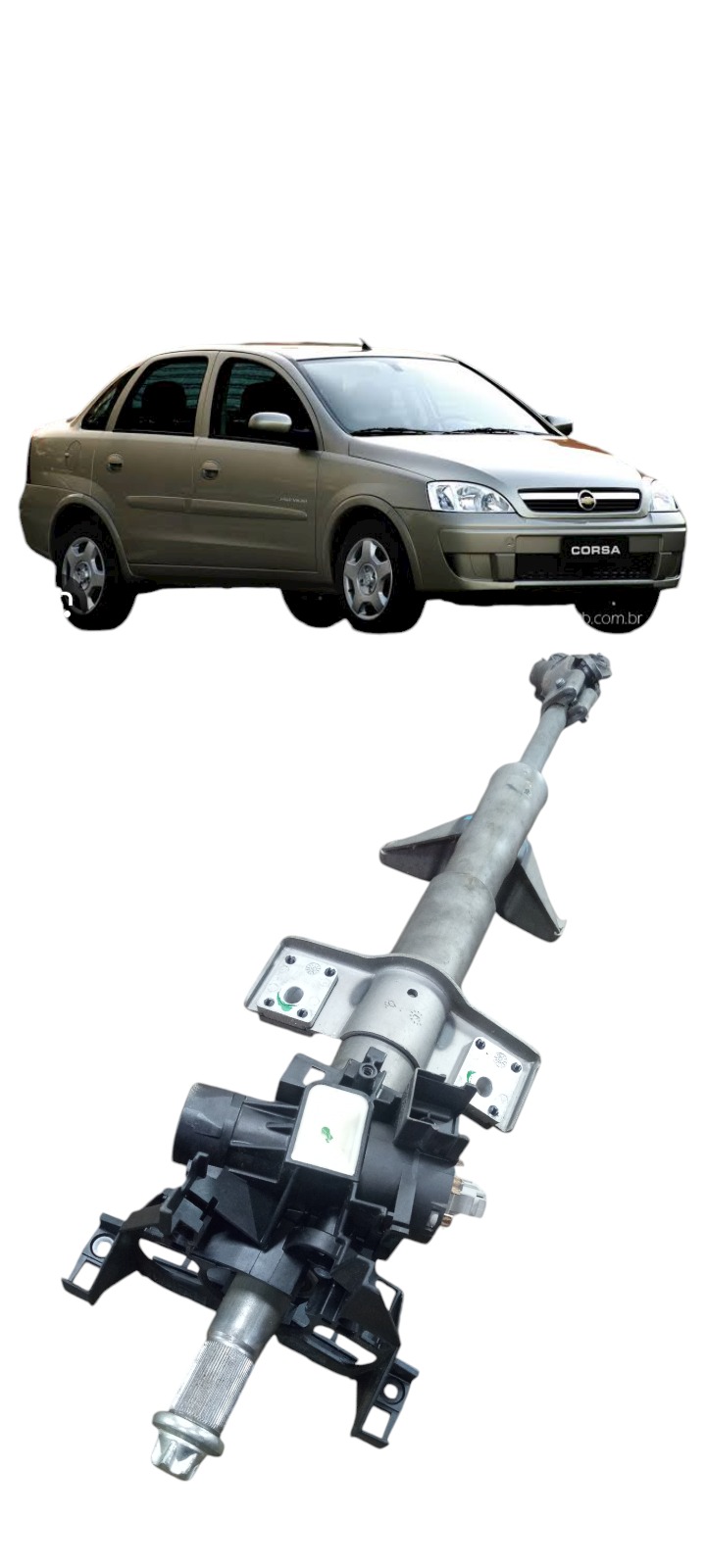 Coluna hidráulica gm corsa maxx joy 2002 a 2014