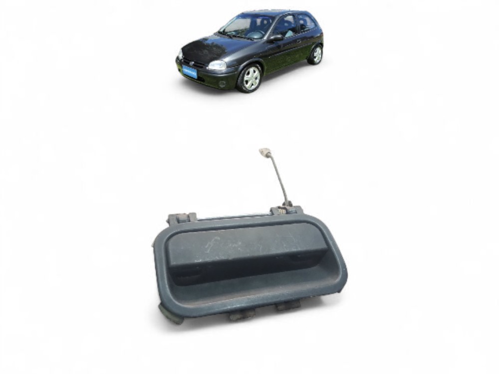 Maçaneta Externa Traseira Direita Corsa 1996-2006 Preto Traseira
