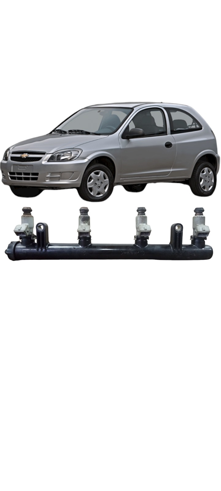 Flauta Injeção Bico Gm Celta Corsa Meriva Montana 2014 2014