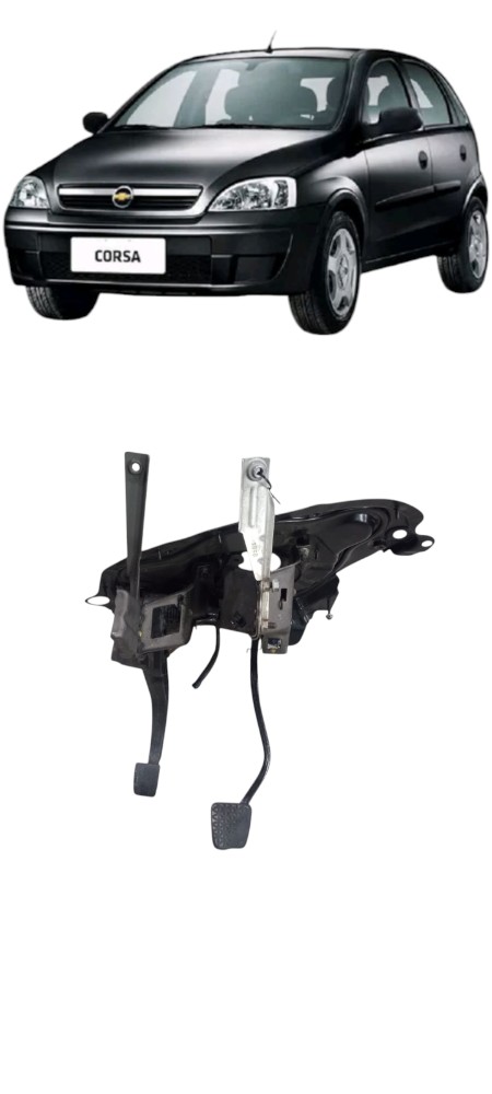 Conjunto pedal fr embreagem gm corsa max 1.0 8v 2008
