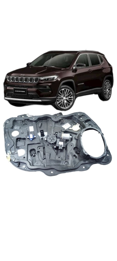 Maquina Vidro Dianteiro Esquerdo Jeep Compass Com Detalhe
