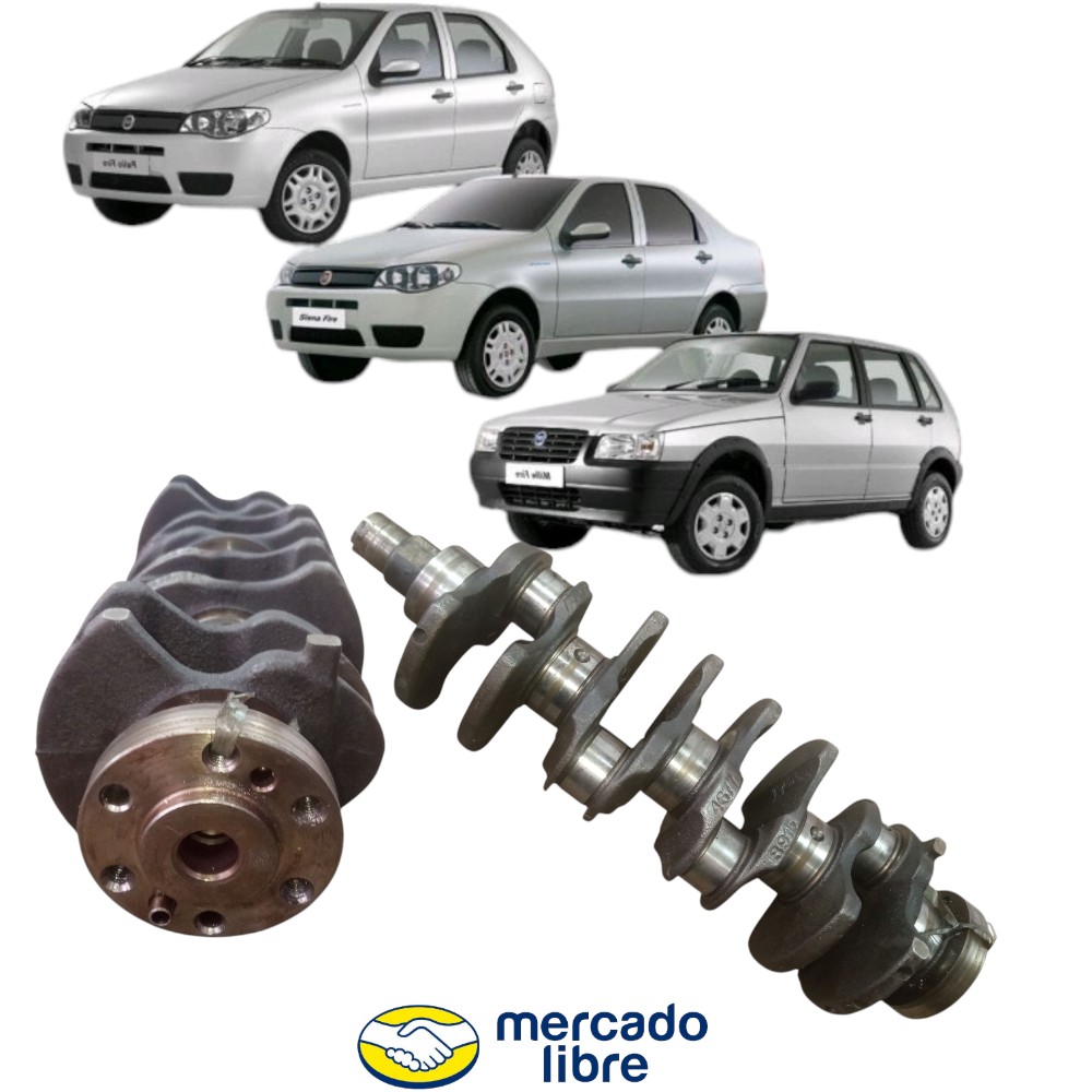 Virabrequim Eixo Motor 1.0 Fire S Fiat Palio Uno 2018 A 2018