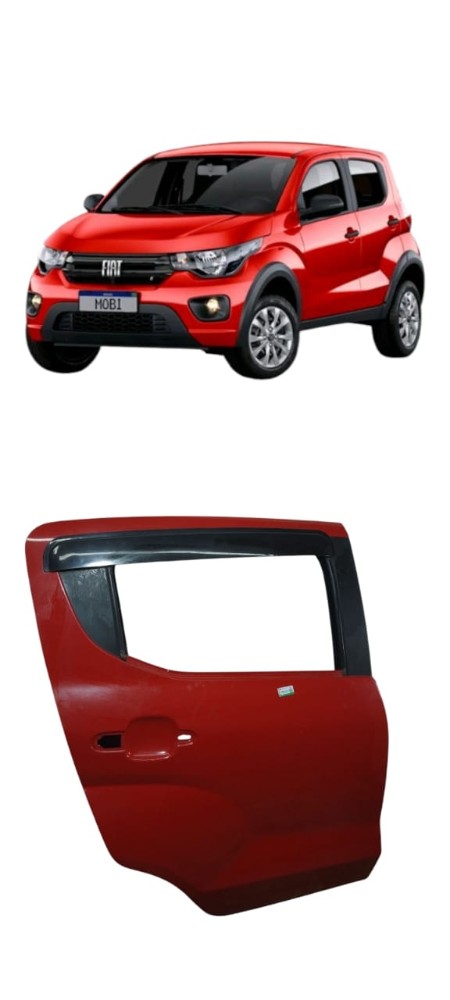 Porta Traseira Direita Fiat Mobi Like 2017