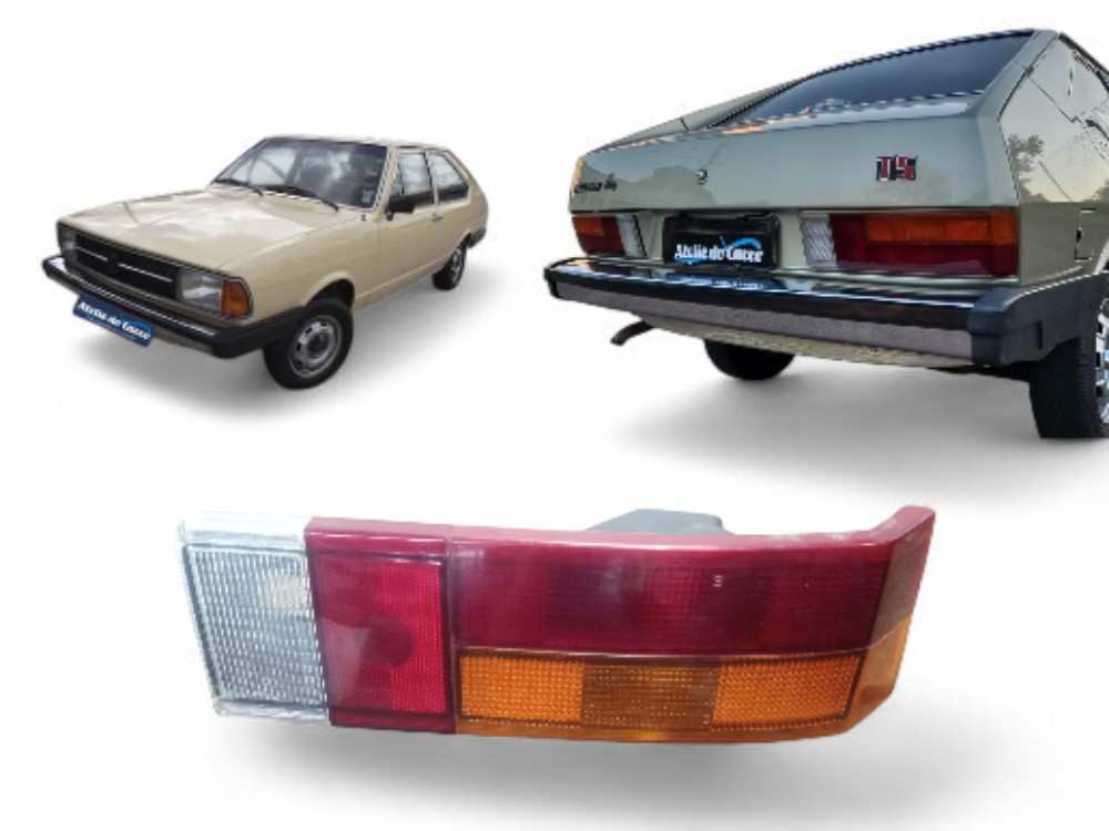 Lanterna Traseira Esquerda Vw Passat 76-82 Palelo Esquerdo/motorista Tricolor