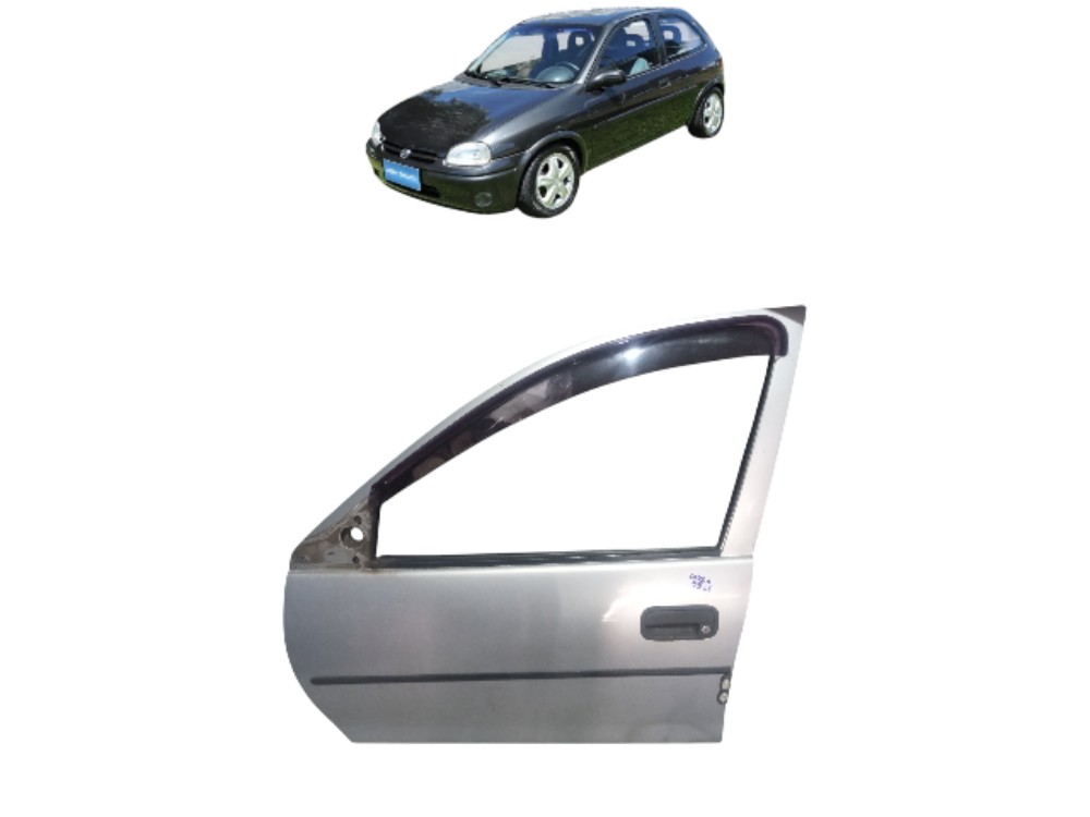 Porta Dianteira Esquerda Corsa 1996-2006 Original Dianteira Esquerdo Prata