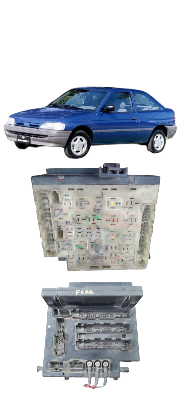Caixa Fusível Ford Escort 1994 Original 93ag14a073aa