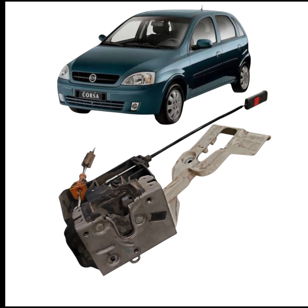 Fechadura porta dianteiro direito monta gm corsa 2012 a 2012