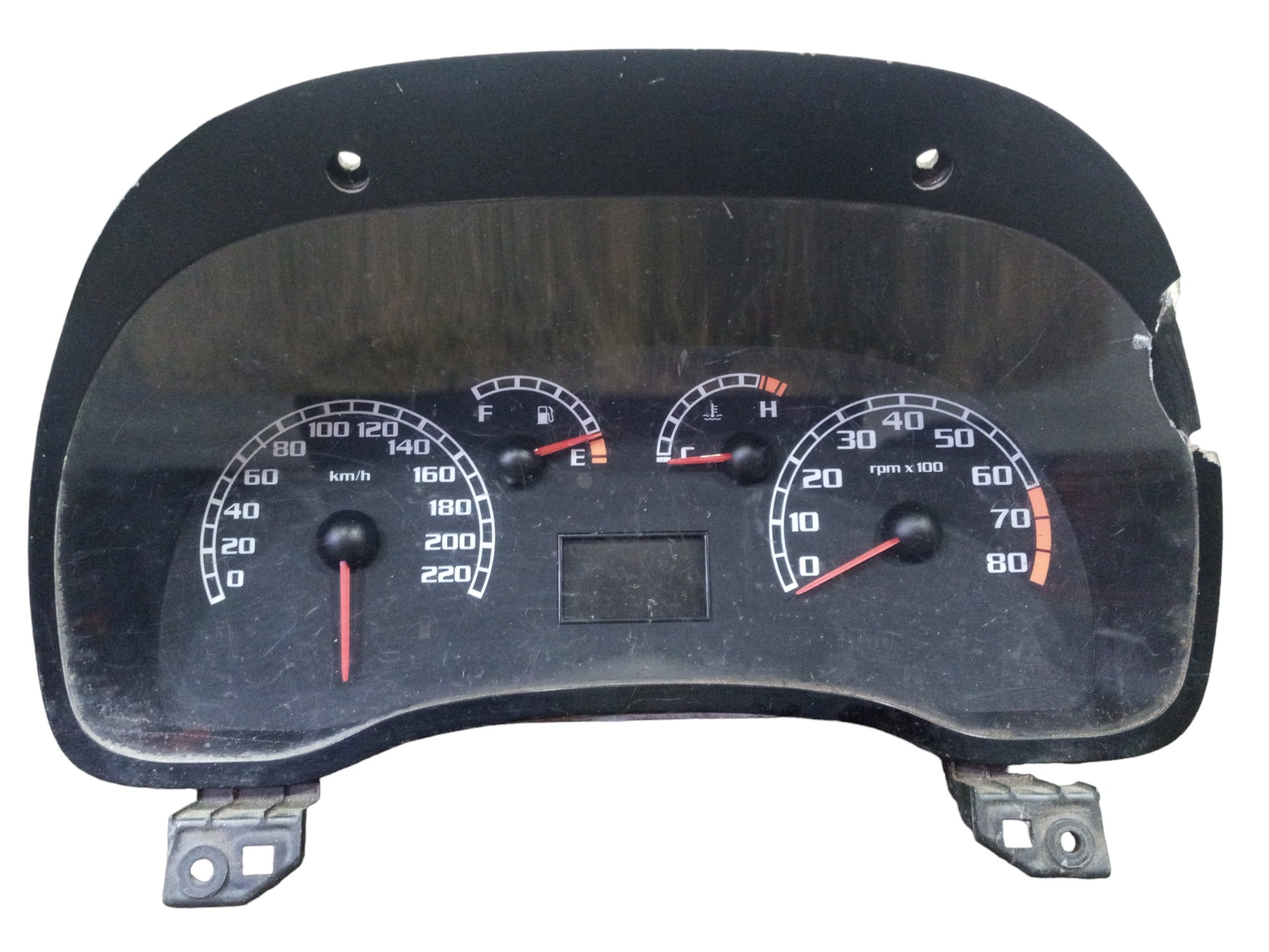 Painel Instrumento Fiat Palio Siena 2008 2017 Com Detalhe  Preto