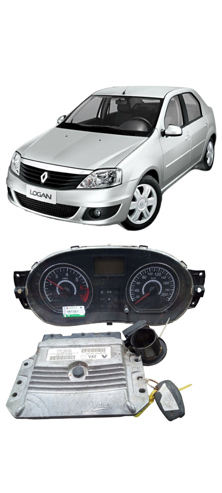 Kit Code Renault Sandero Logan 1.0 16v 2012 A 2015
