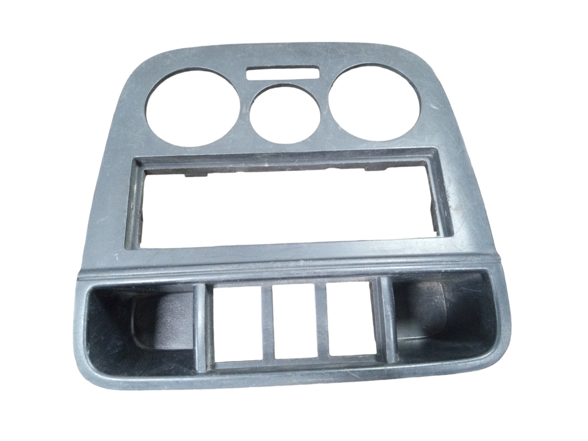 Moldura central painel rádio vw gol saveiro g4 2008