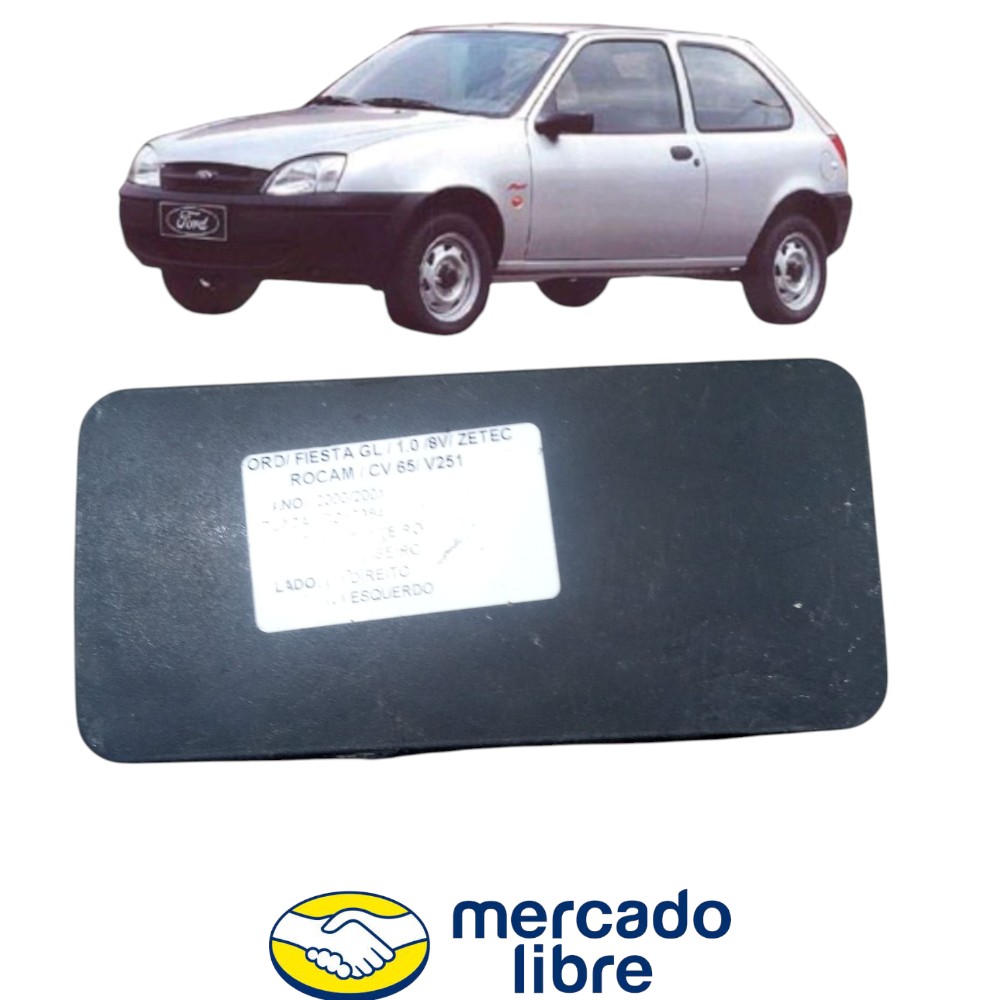 Tampa Reboque Parachoque Dianteiro Fiesta Courier 1996/2007