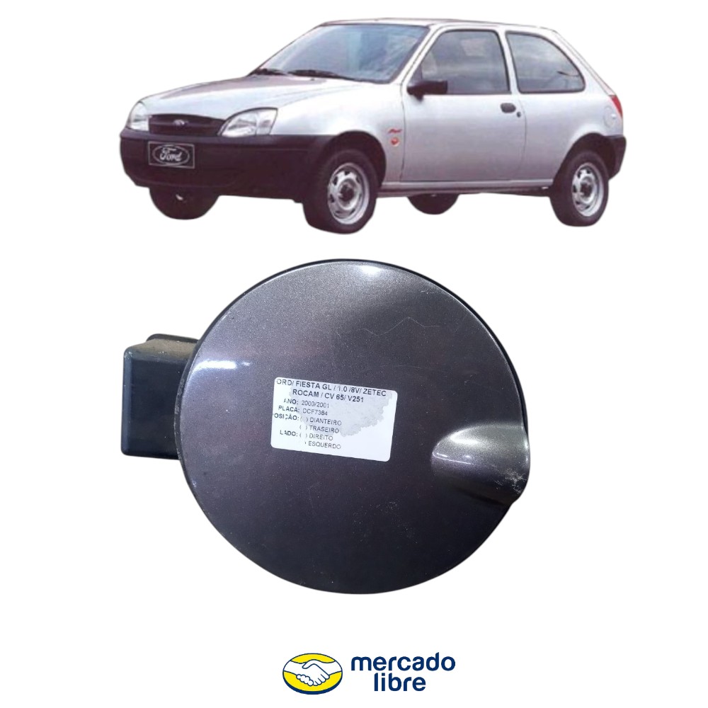 Tampa Externa Do Tanque Ford Fiesta Street 2001 Hatch Cinza 2001