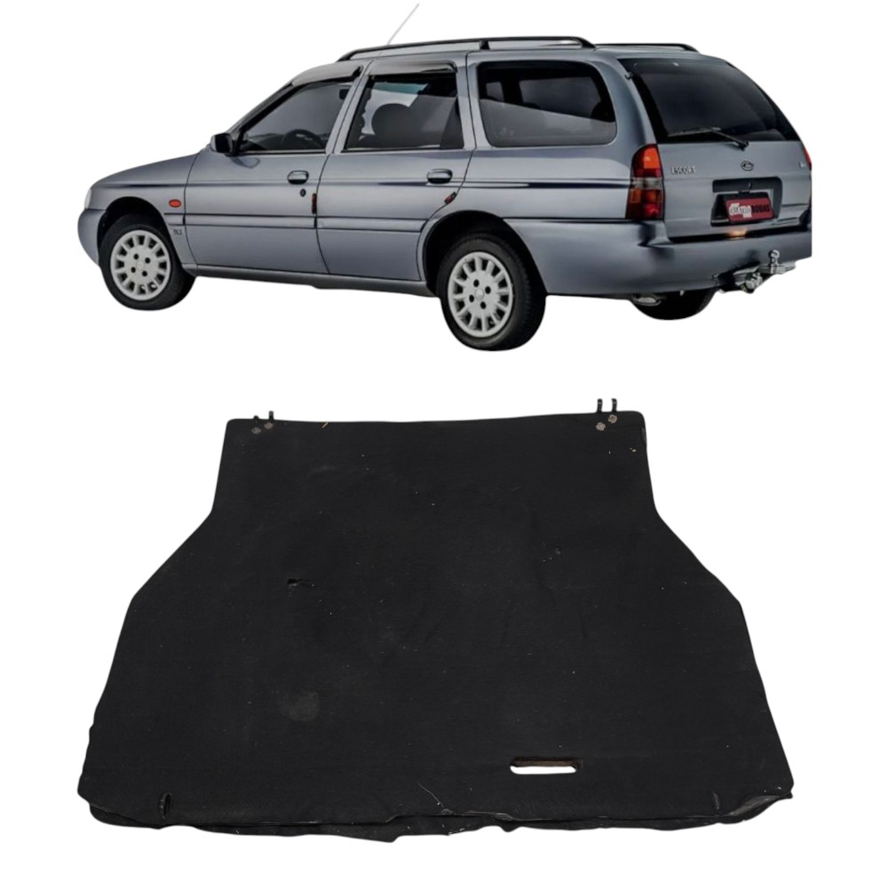 Carpete Forro Traseiro Ford Escort Zetec Perua Sw 1997  Preto