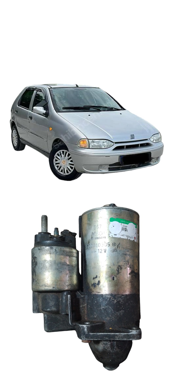 Motor De partida Arranque Fiat Palio Siena Bosch 2006 origin
