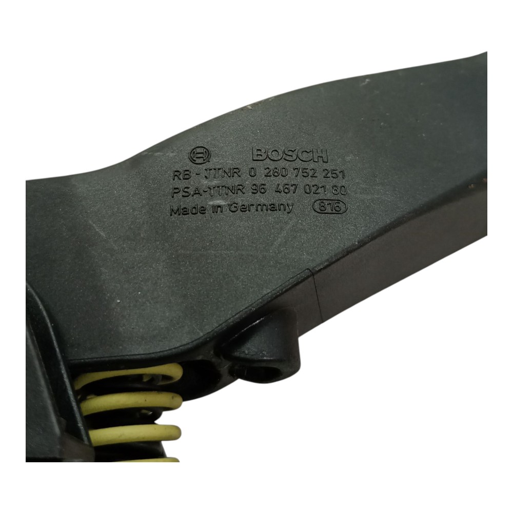 Pedal Acelerador Eletronico Citroen C3 1.4 2003 2012 Usado Preto 9