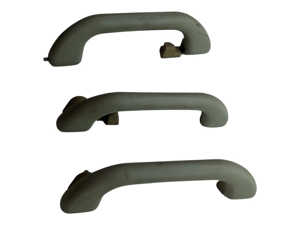 Kit 3 Alça Teto Pqp Chery Cielo 2009 2010 2011 2012 Puxador Cinza 3