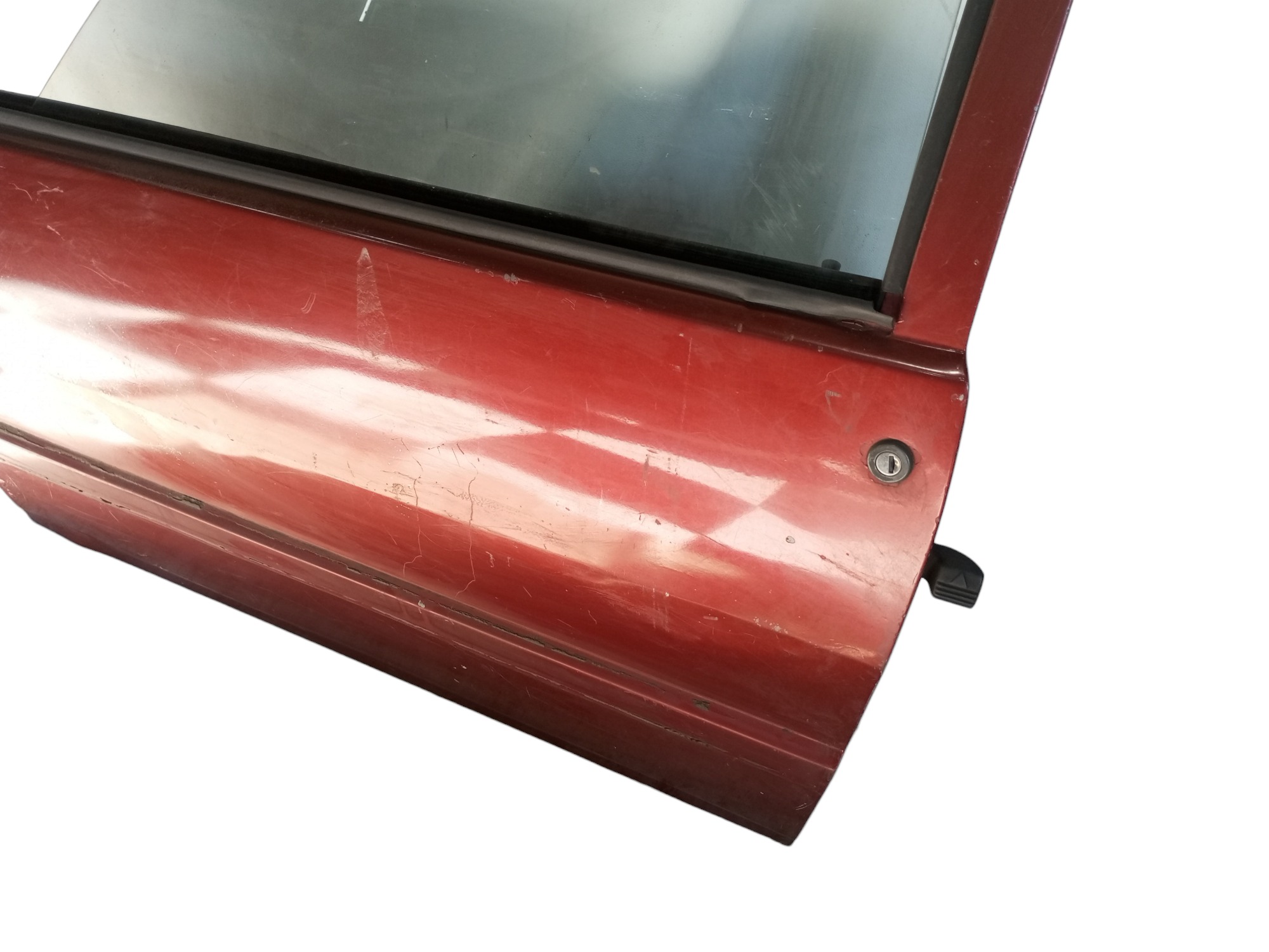 Porta Fiat Uno Mille 2008 2009 Dianteira Esquerda 2 Portas  Dianteira Esquerda Vermelho 5