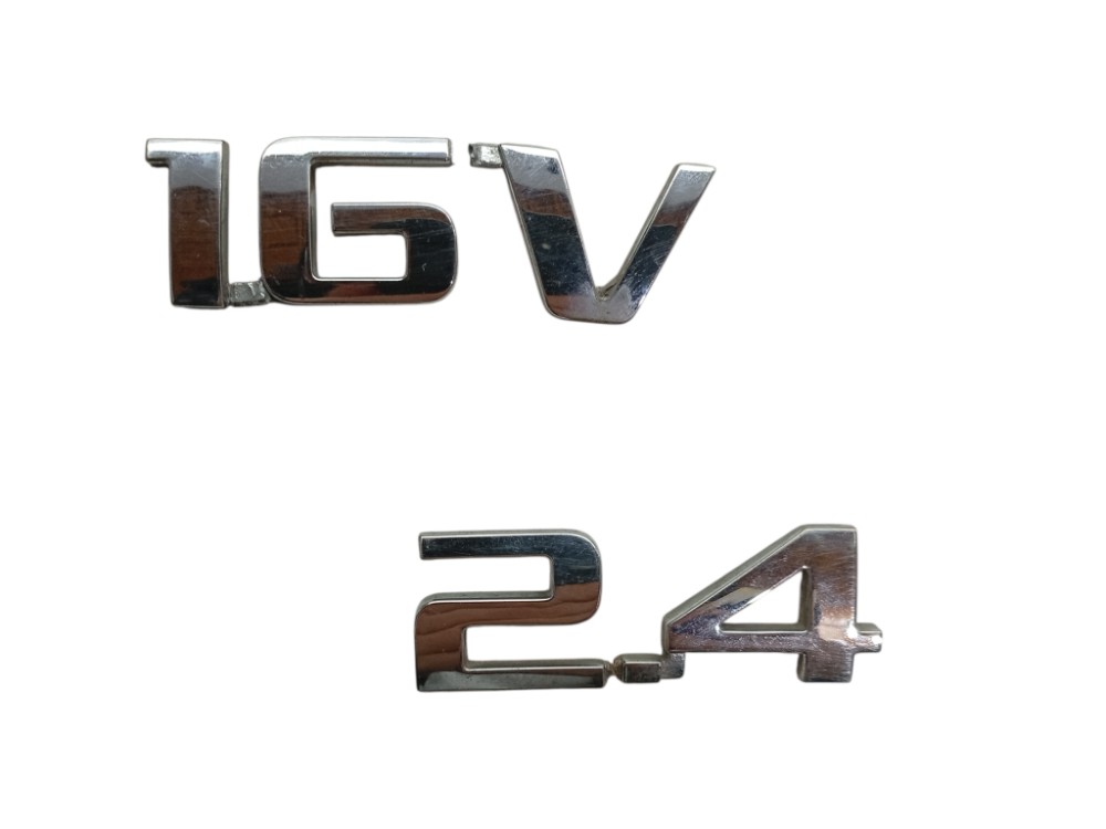 Emblema Vectra 2.4 16v 2006 2008 2010 2012 Letras Cromadas Prata 5