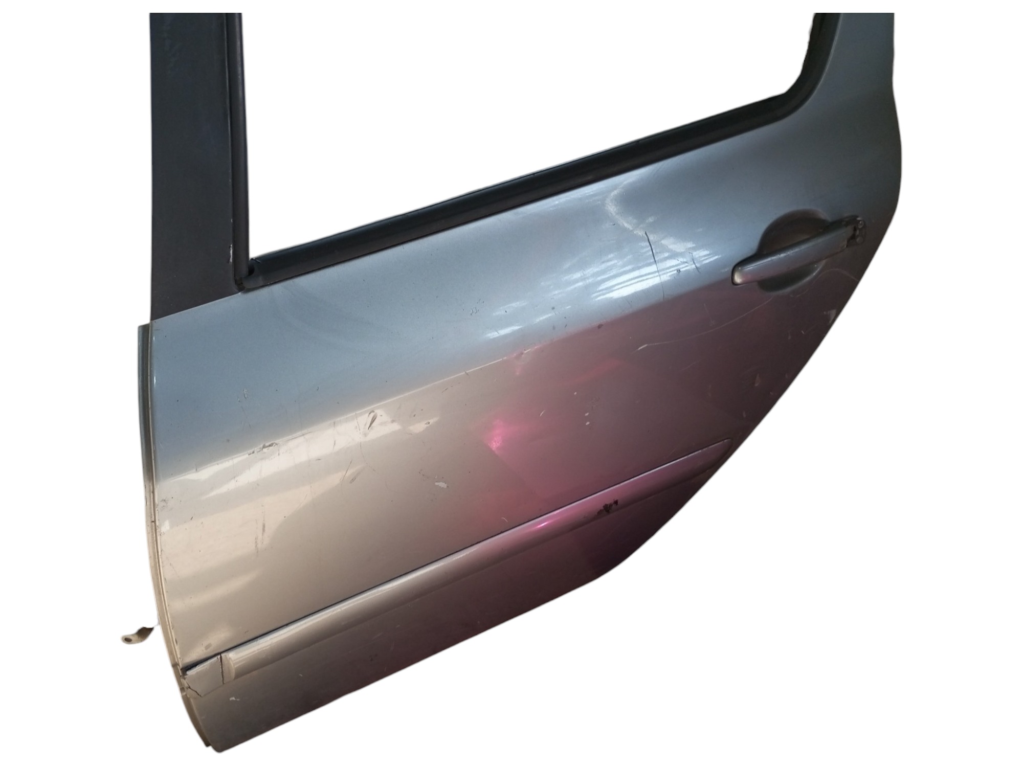 Porta Peugeot 307 2003 2006 2009 2012 Traseira Esquerda  Traseira Esquerda Prata 6
