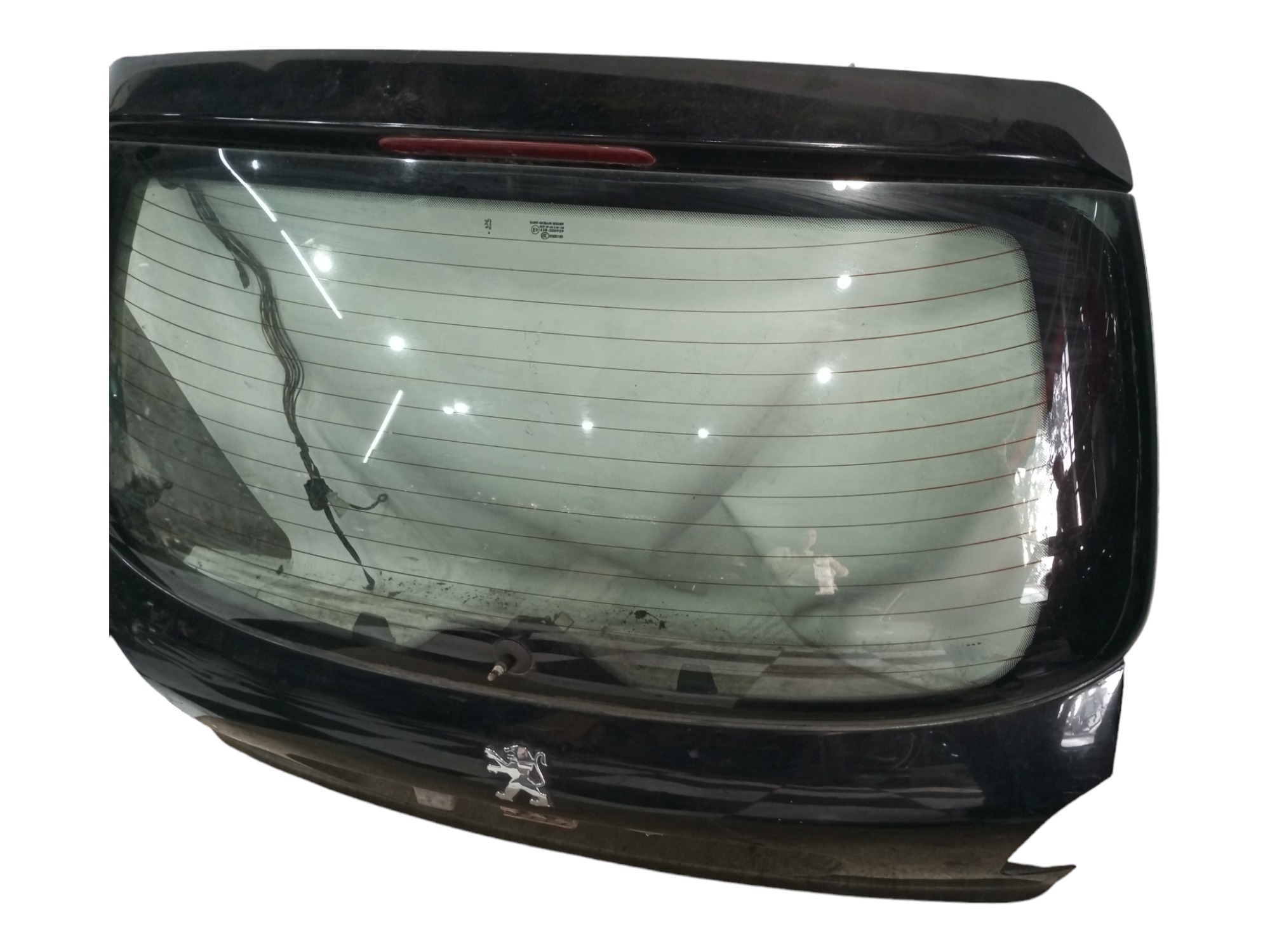 Tampao Tampa Traseira Peugeot 206 99 2002 2003 2006 2009  Preto 5