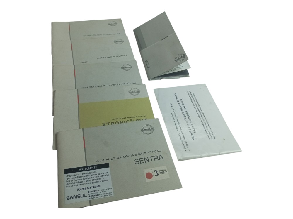 Manual Proprietario Nissan Sentra 2.0 2007 2009 2010 2013 4