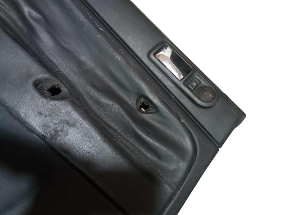 Forro porta Passat 99 2001 2003 traseira esquerda usado 3