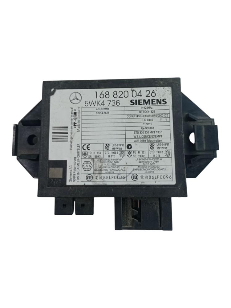 Modulo Imbobilizador Mercedes A160 A190 99 2000 2001 2002 2