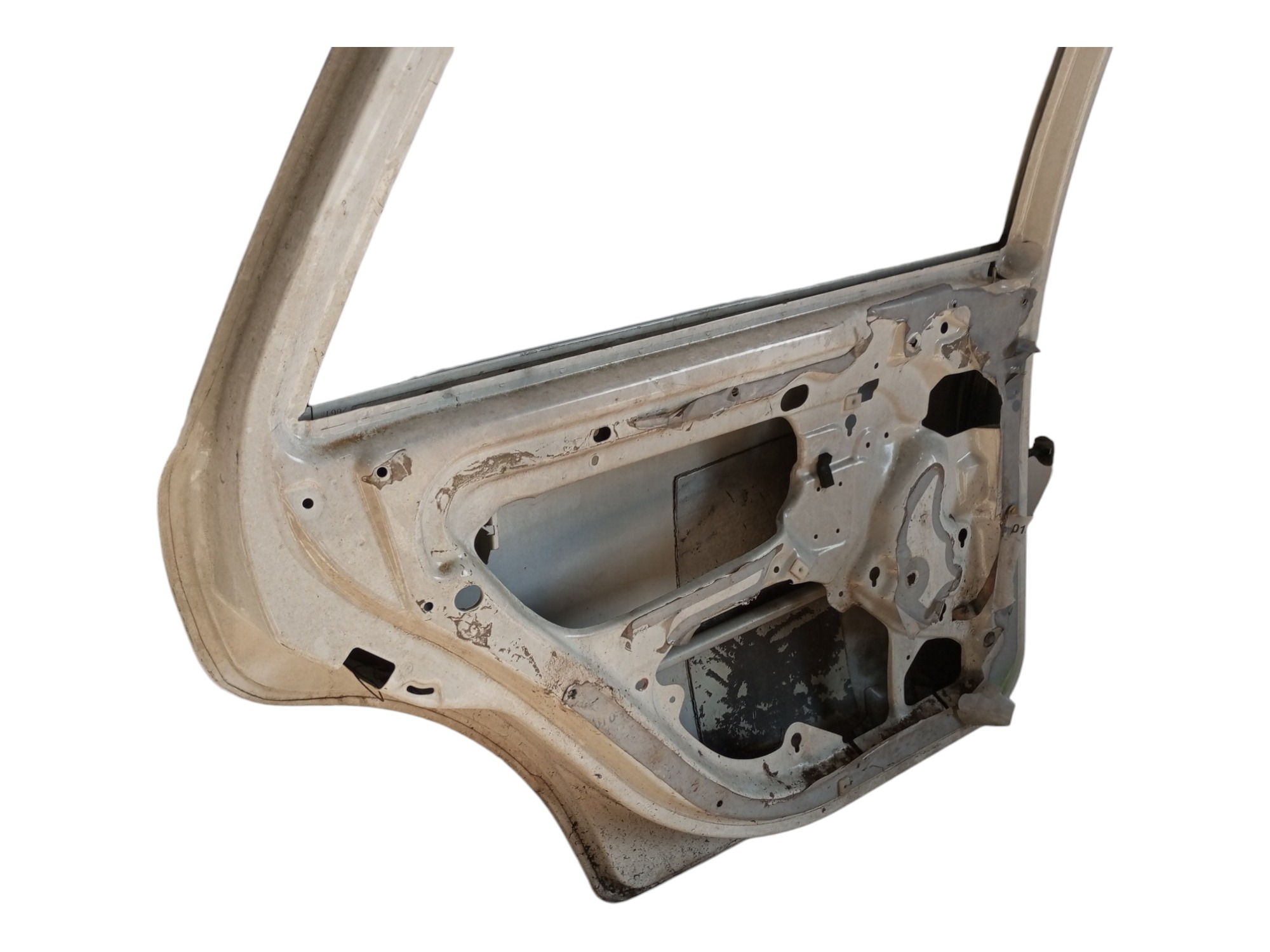 Porta Ford Fiesta 97 98 99 2000 2001 Traseira Esquerda Traseira Esquerda Branco 6