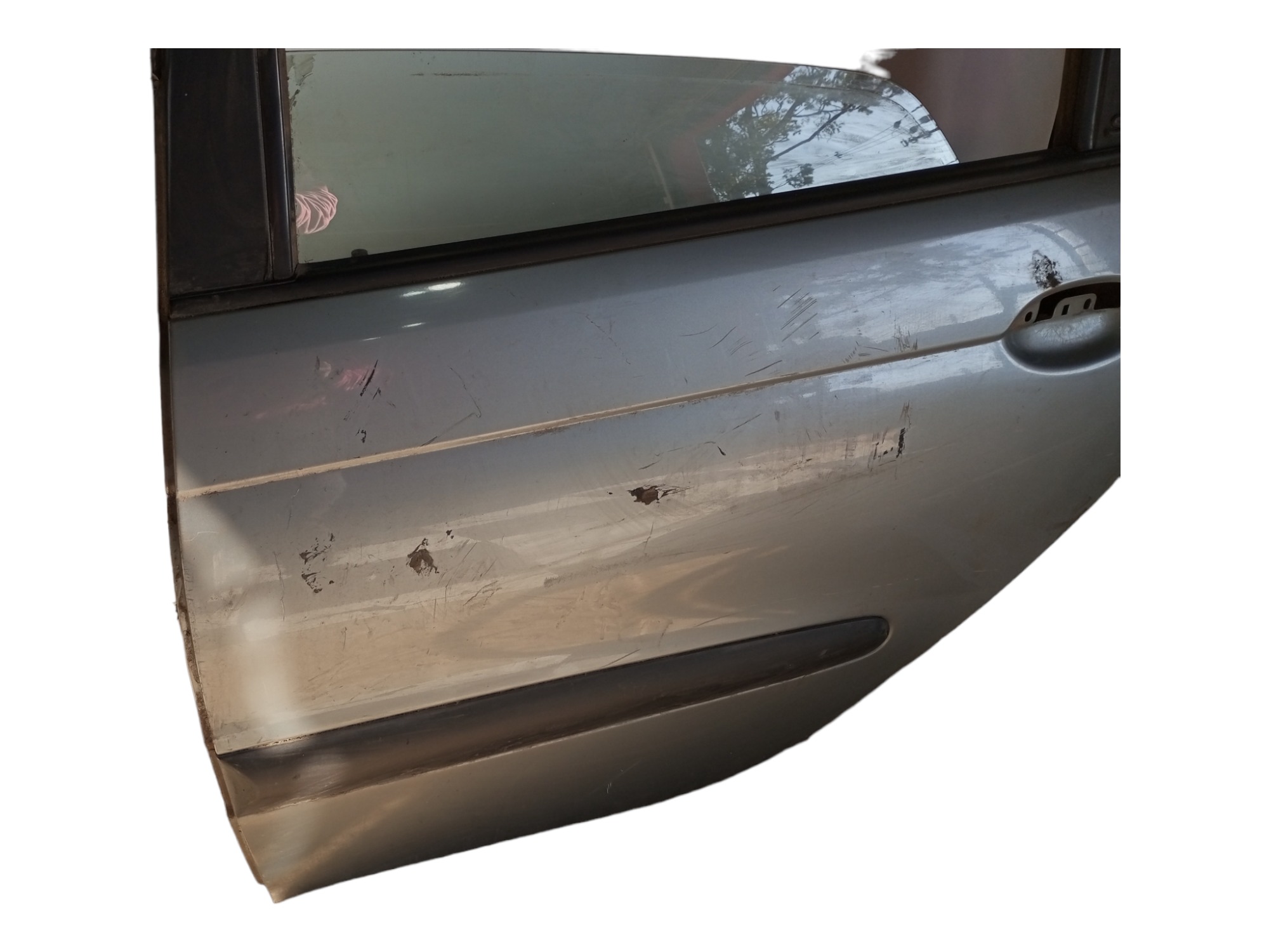 Porta Scenic 99 2000 2001 2002 2005 2008 Traseira Esquerda  Traseira Esquerda Prata 8