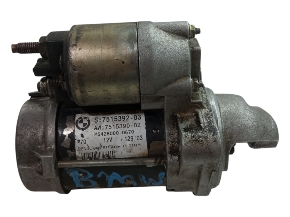 Motor Arranque Bmw X3 3.0 2004 2005 2006 2007 6cc Usado